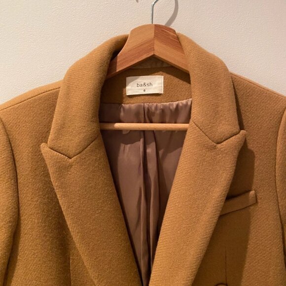 Ba&sh Pally Coat – Timeless Elegance in Camel | Size FR 36 / US 2 ✨ - Picture 2 of 3